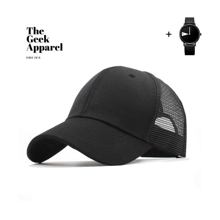black baseball cap - hat 