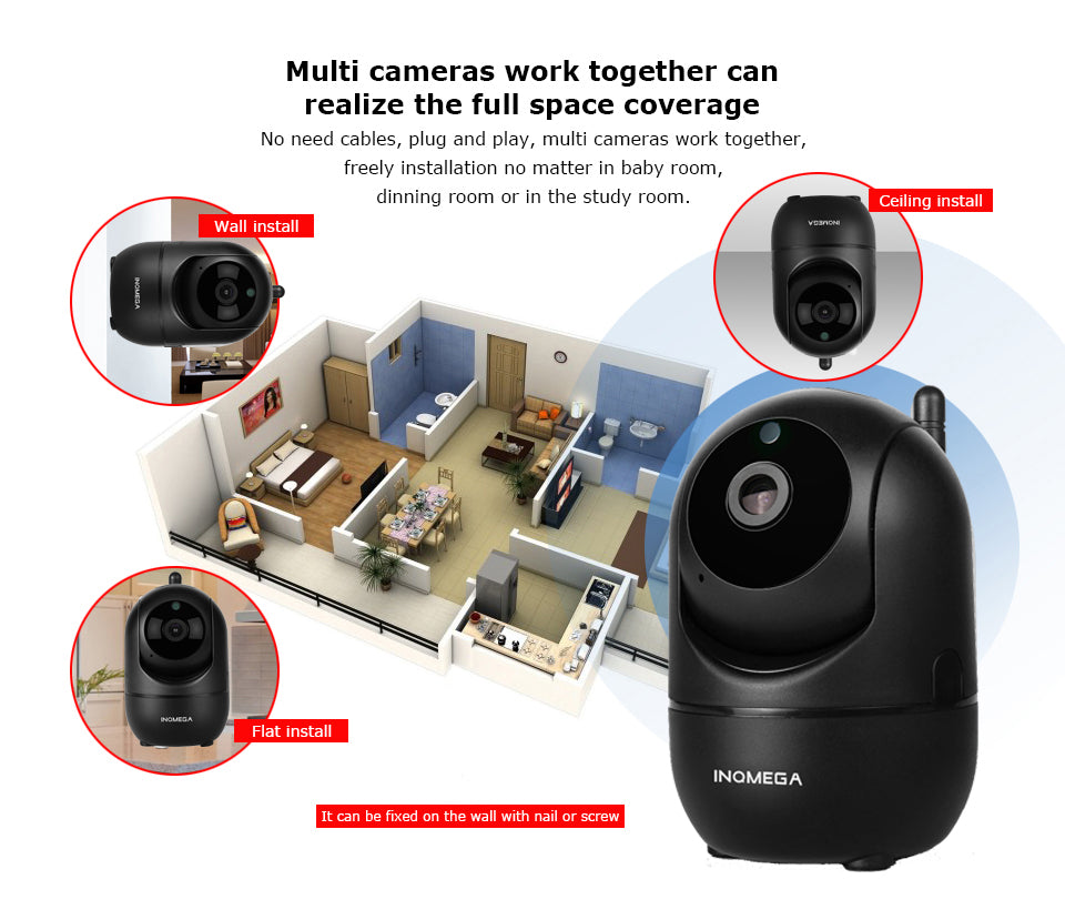 Home Security CCTV HD Intelligent Camera 1080p - The Geek Apparel