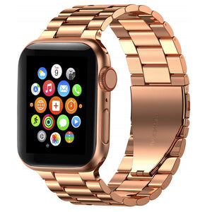 Solid Stainless Steel Apple Watch Wristband Compatible w/ Series 5/4/3/2/1 📲⌚