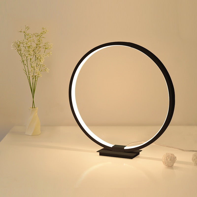 Minimalist & Modern 360° LED Lamp for Office & Room ⚫⚪💡